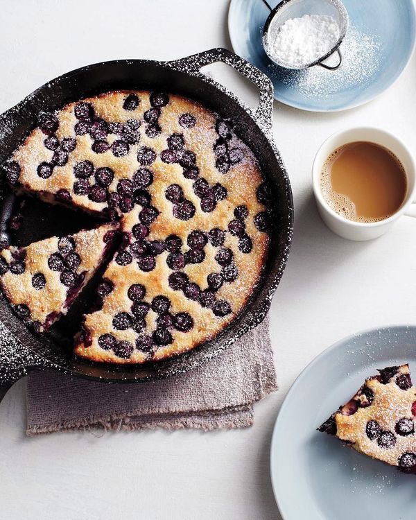Oven Baked Blueberry Pancakes